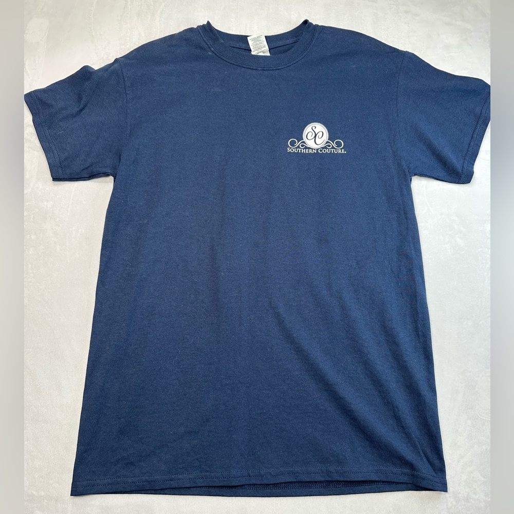 Southern Couture Women's T-Shirt Blessed to be a Mom Navy‎ Size M